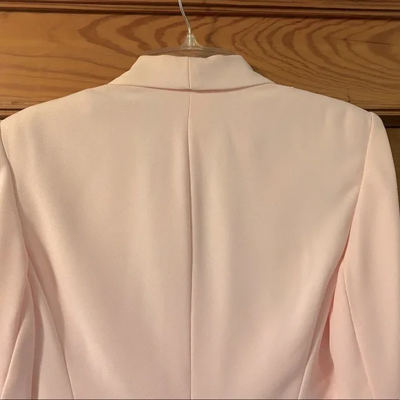 Women's Light Pink Beads Sequence Suit Jacket - Picture 5 of 5